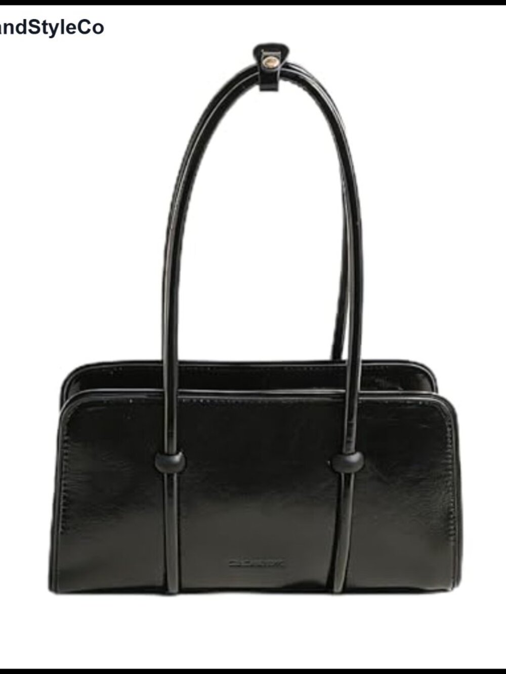 Spacious Faux Leather Vintage Top-Handle Tote Shoulder Bag with Zipper